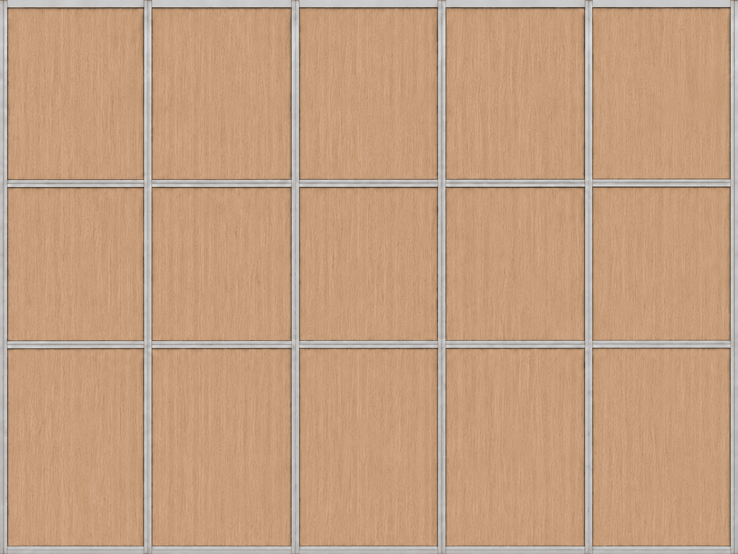 Natural oak printed panel finish