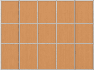Warm oak printed panel finish