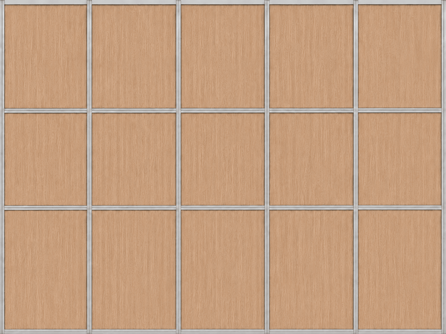 Natural oak printed panel finish